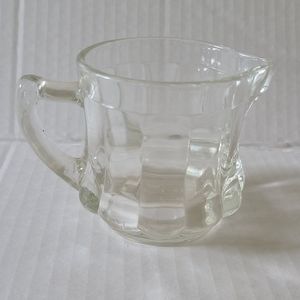 Vintage Glass Measured Creamer Post Cereal